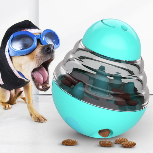 Tumbler dog toy for small medium dogs cats, Interactive  slow feeder puppy ball