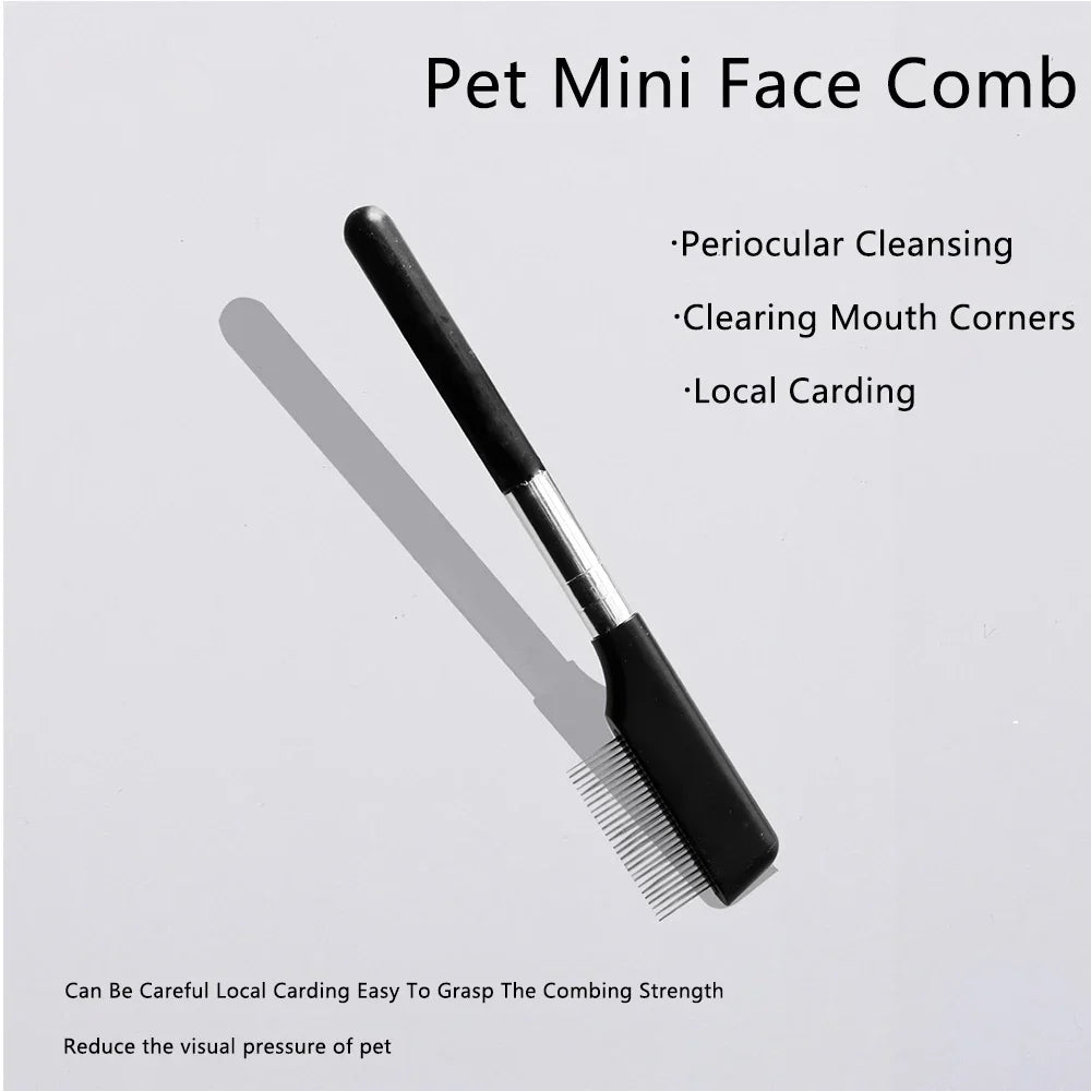 Pet facial cleaning comb