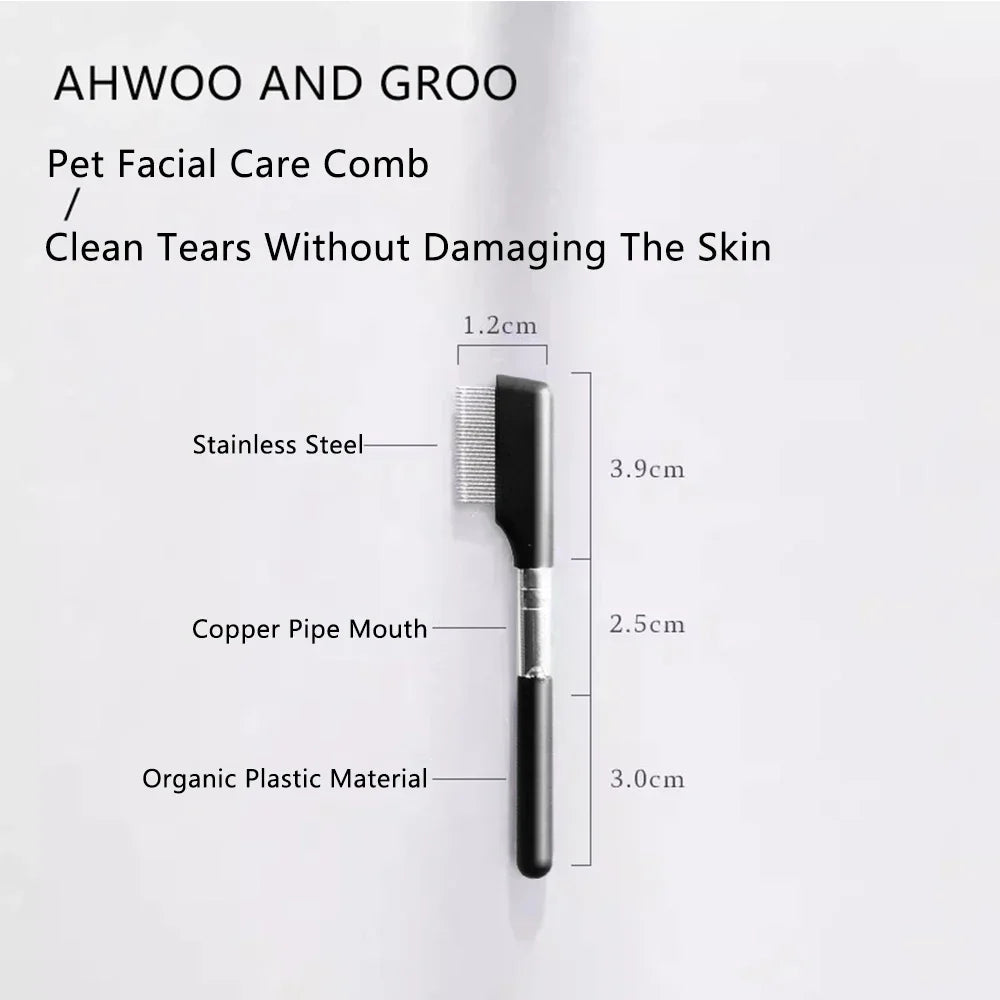 Pet facial cleaning comb