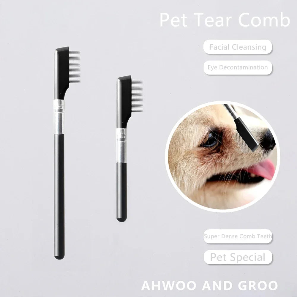 Pet facial cleaning comb